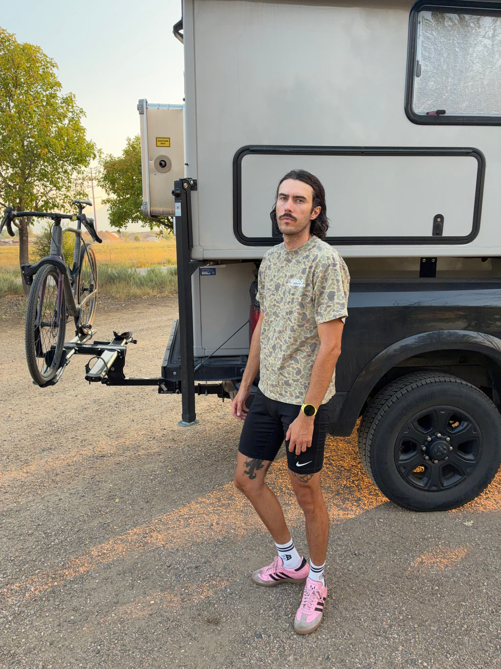 Algodón Cycling T-Shirt - Duck Camo