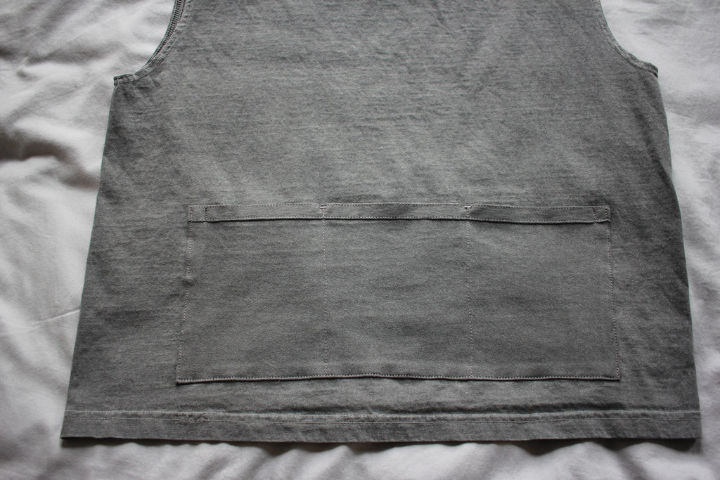 Algodón Cropped Muscle Cycling T-Shirt Jersey - Faded Black