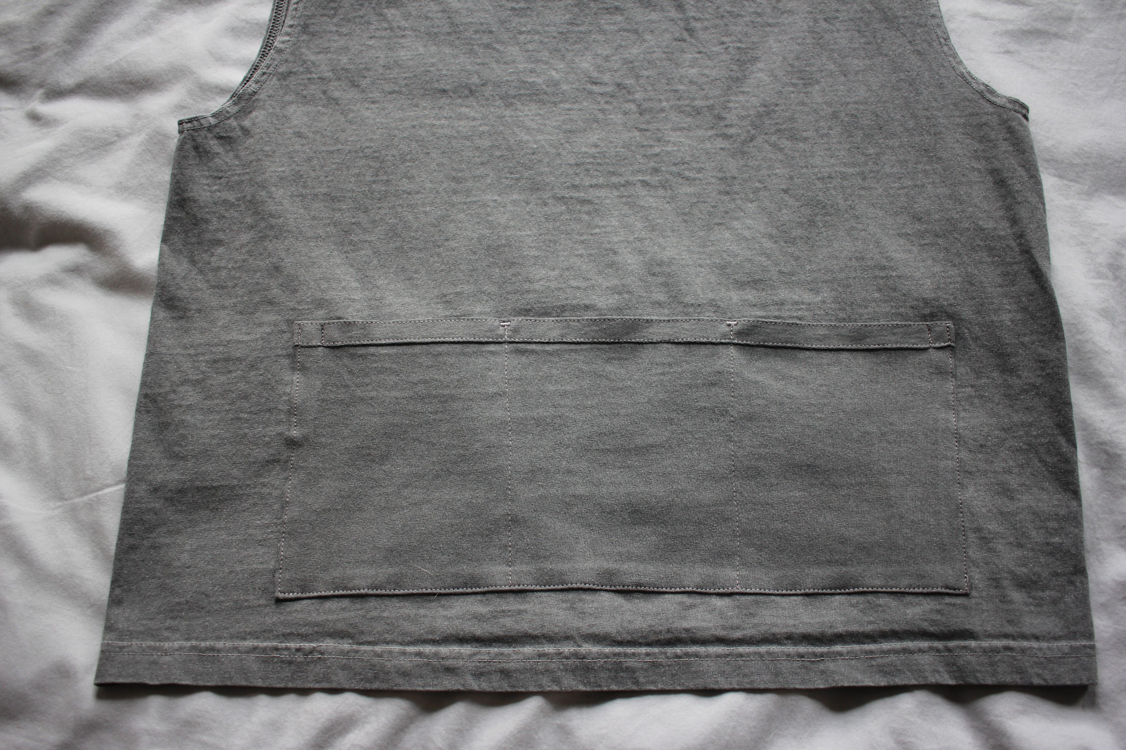 Algodón Cropped Muscle Cycling T-Shirt Jersey - Faded Black