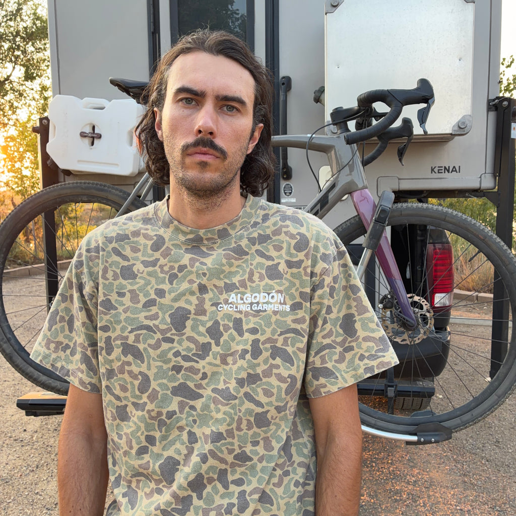 Algodón T-Shirt Cycling Jersey - Duck Camo
