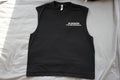 Algodón Cropped Muscle Cycling T-Shirt - Black